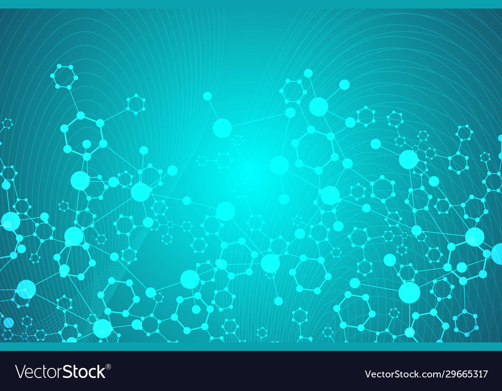 Science network pattern connecting lines and dots vector image Science network pattern connecting lines and dots