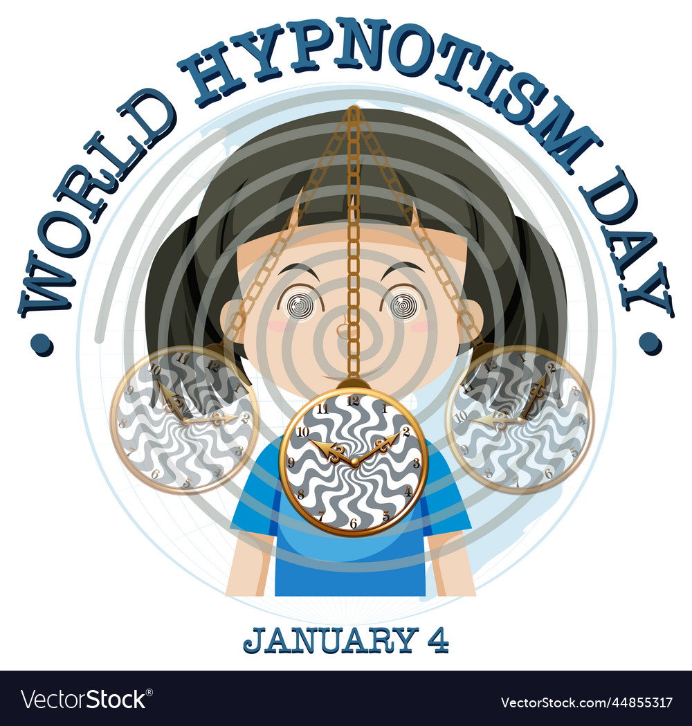 World Hypnotism Day January Icon Royalty Free Vector Image 5272