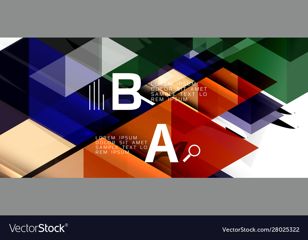 Abstract triangle pattern colorful backdrop vector image Abstract triangle pattern colorful backdrop