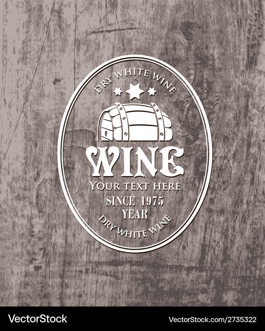 Barrel wine Royalty Free Vector Image - VectorStock