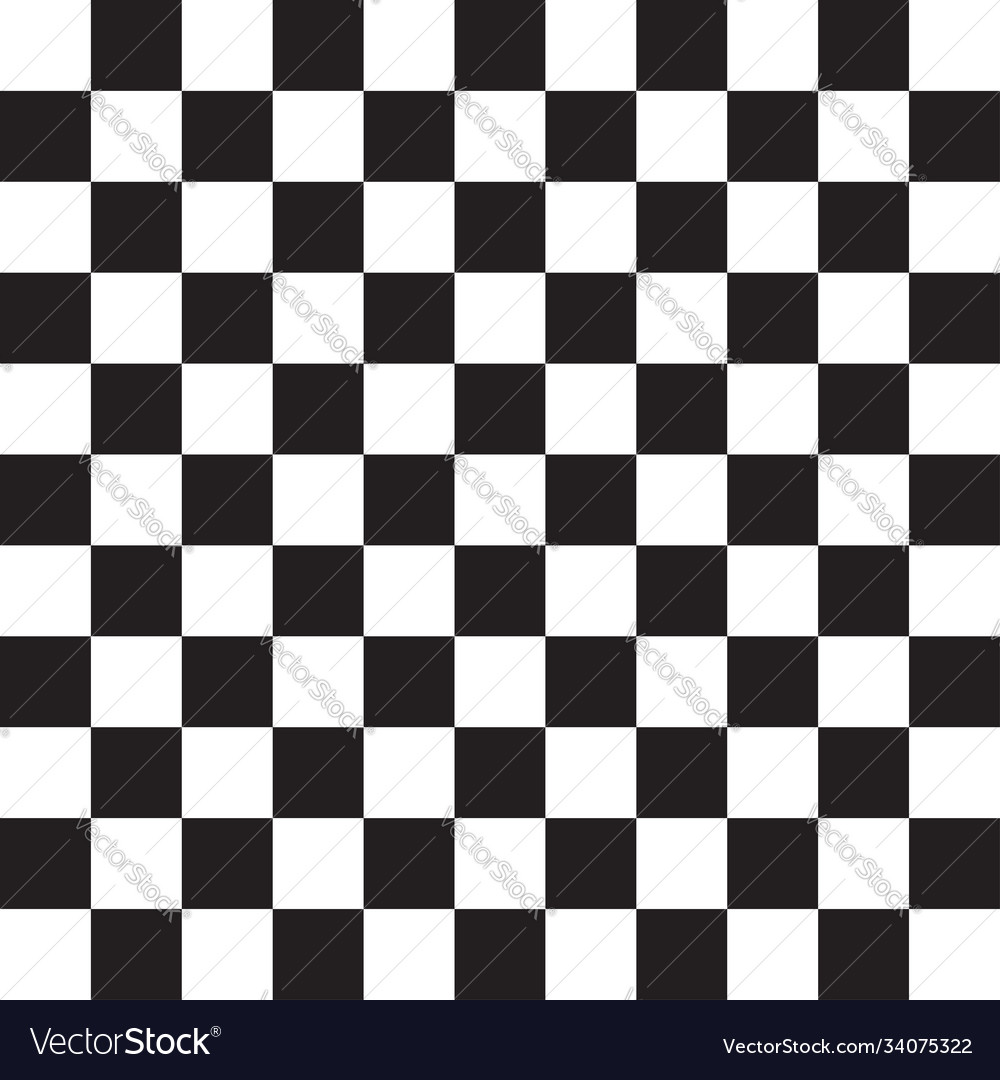 Checkered chequered squares pattern