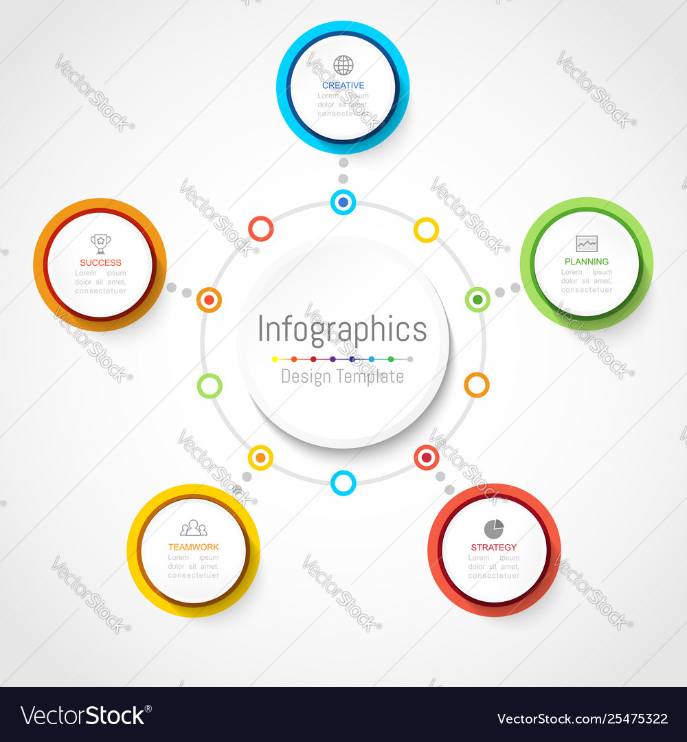 Infographic design elements for your business Vector Image