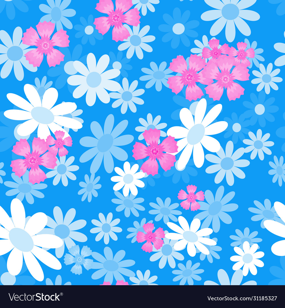 Cute abstract seamless pattern with small