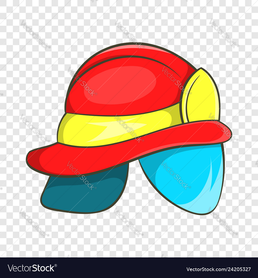 Cartoon Firefighters Helmet - cartoon on net