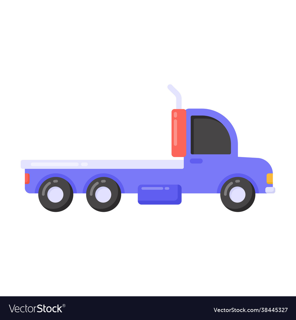 Pickup car Royalty Free Vector Image - VectorStock