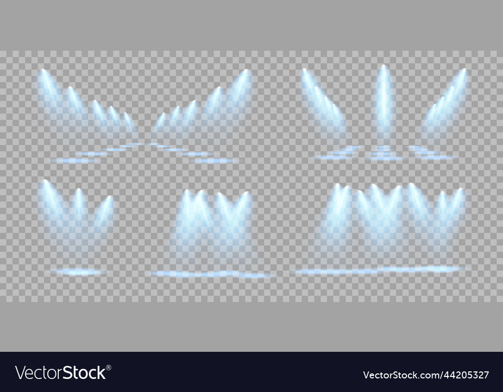 Spotlights scene light effects glow