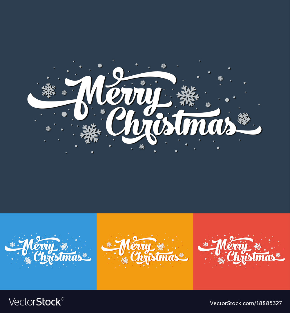 Text on colour background merry christmas