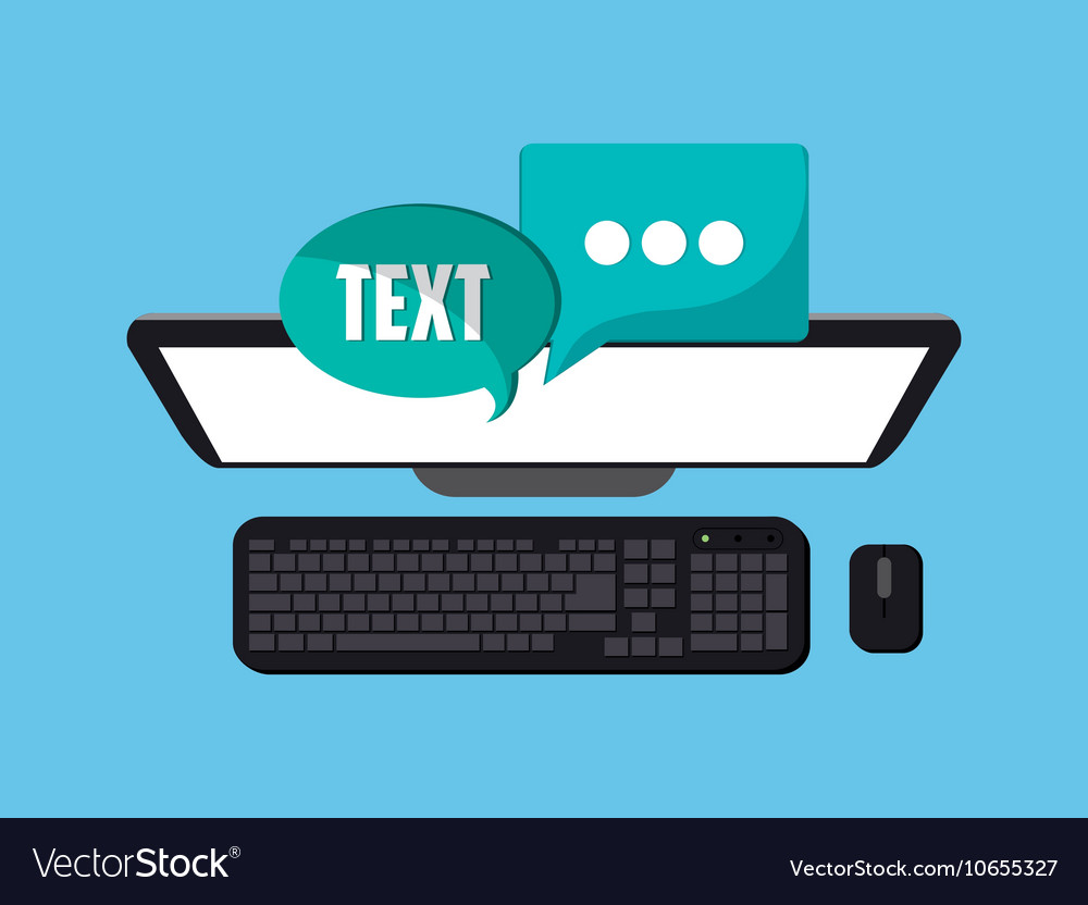 Web messaging through computer image