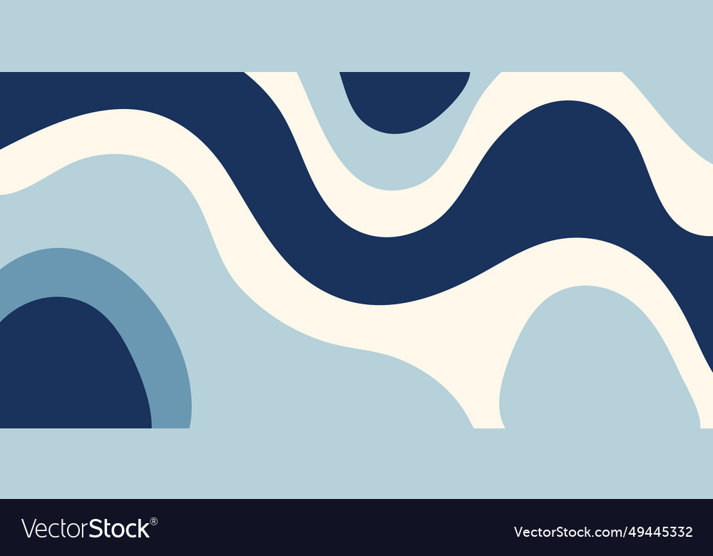 Abstract retro background with colorful waves vector image Abstract retro background with colorful waves