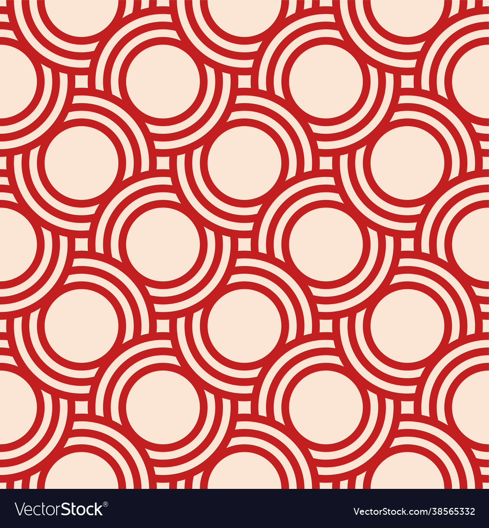 Abstract seamless pattern concentric circles vector image Abstract seamless pattern concentric circles