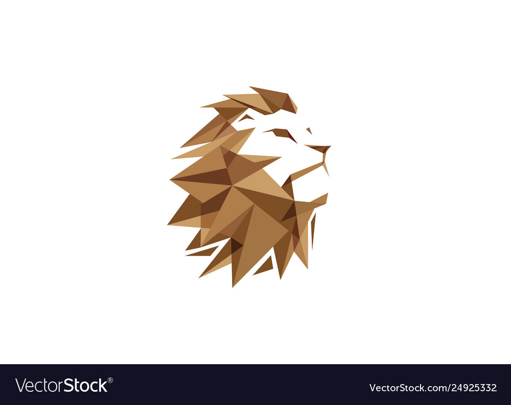 Creative lion head logo