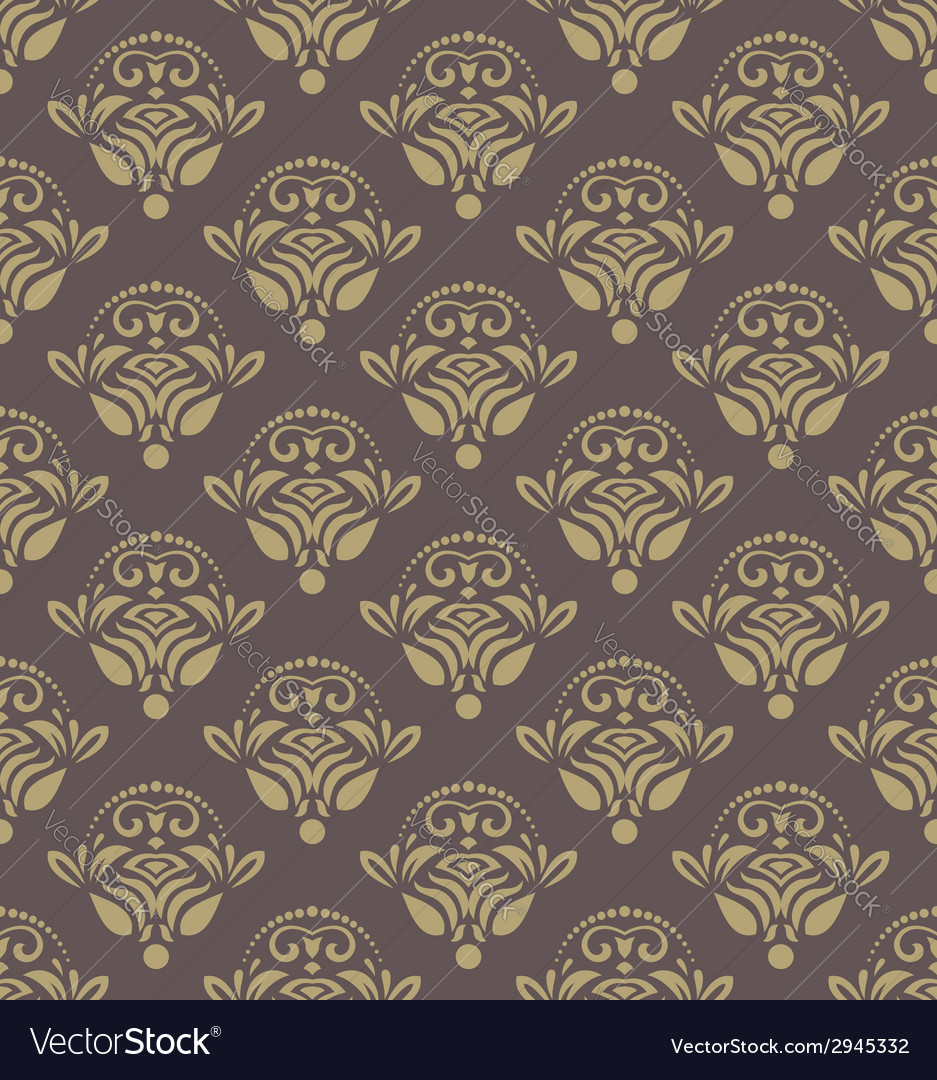 Damask seamless pattern orient background