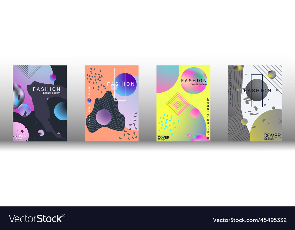 Future futuristic template with abstract forms