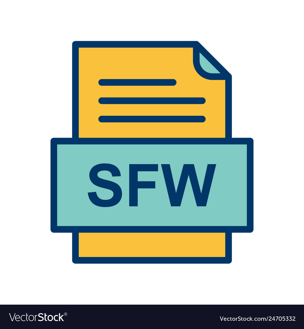 Sfw file document icon