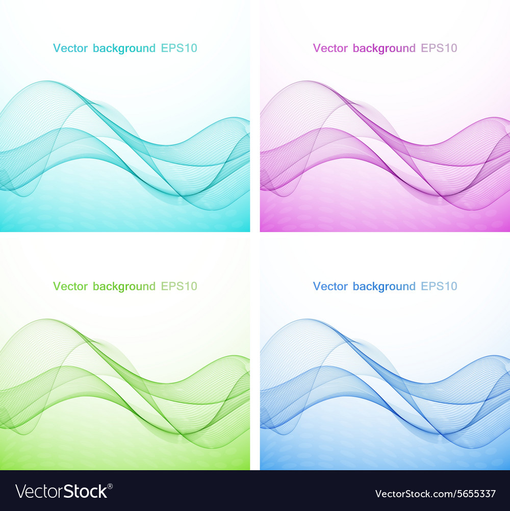 Abstract colorful background with wave