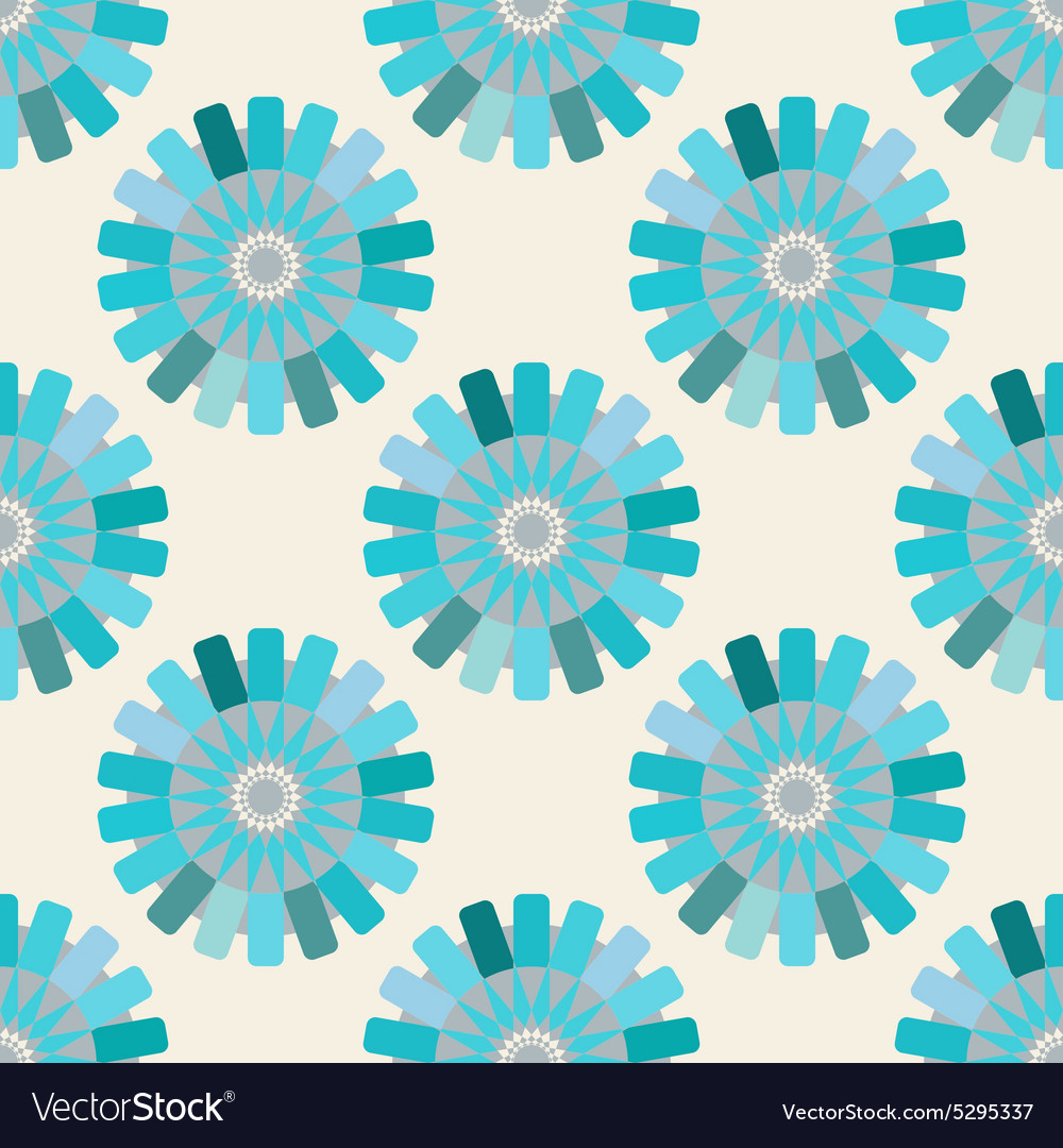 Abstract floral seamless pattern