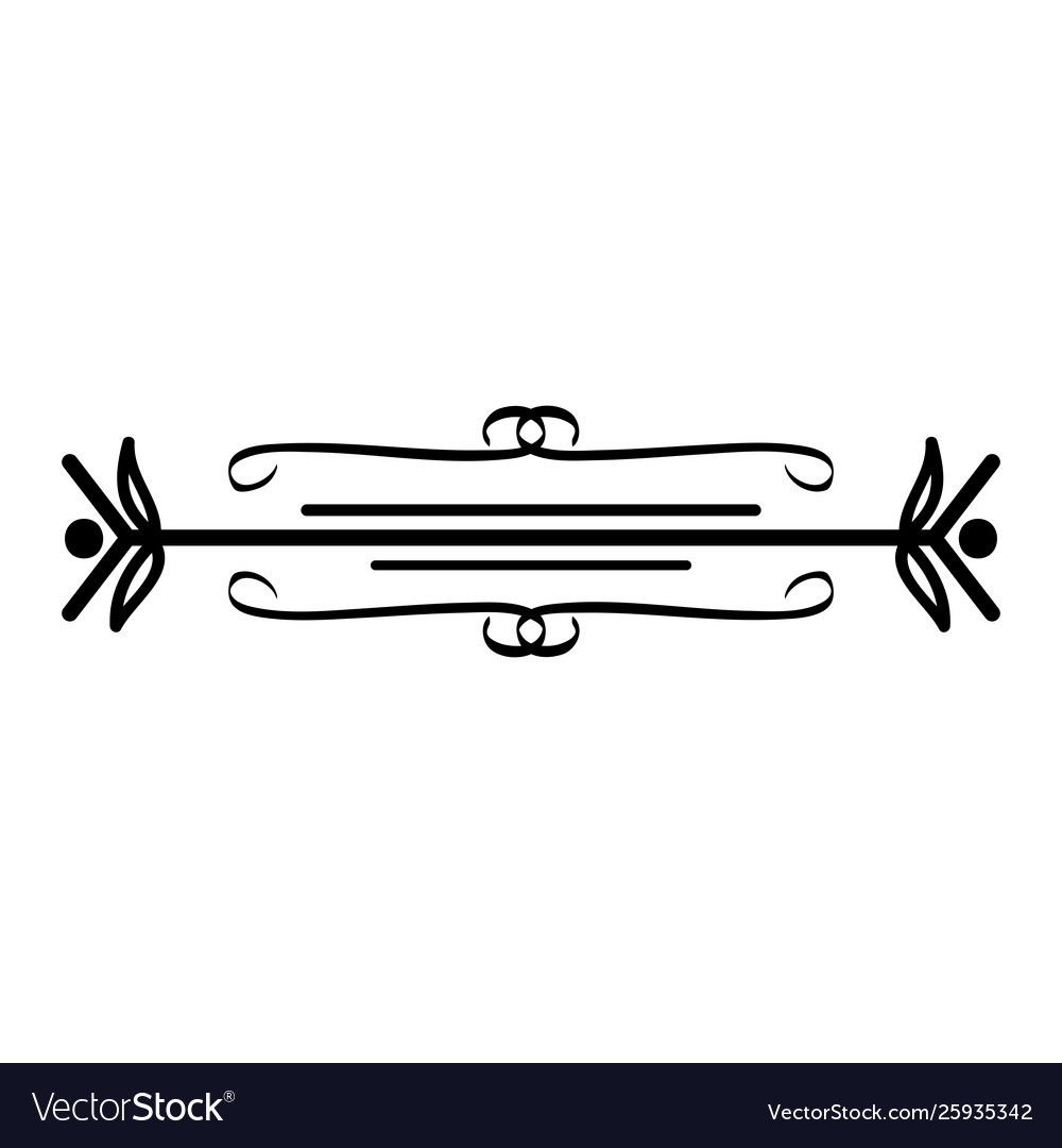 Frame line and edges decorative boho style