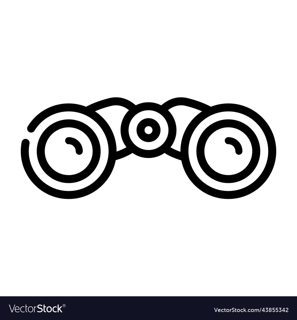 Military binoculars Royalty Free Vector Image - VectorStock