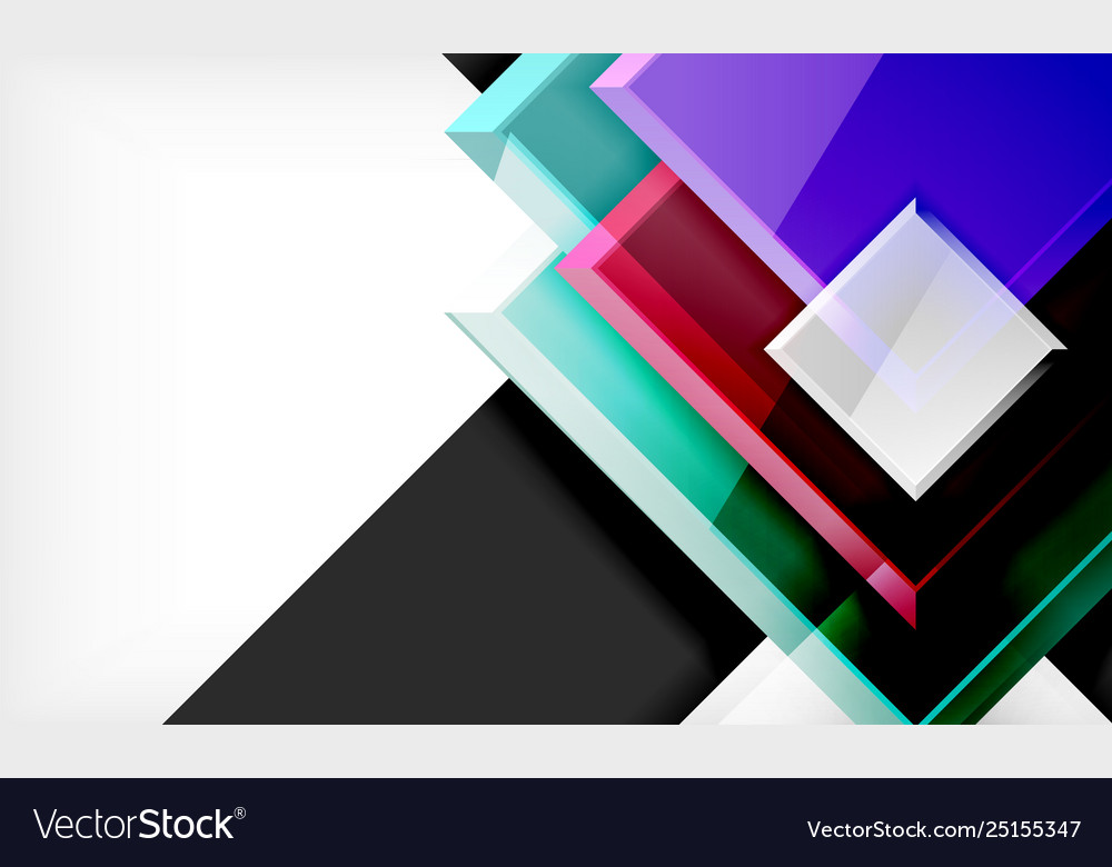 Colorful square and rectangle blocks background vector image Colorful square and rectangle blocks background