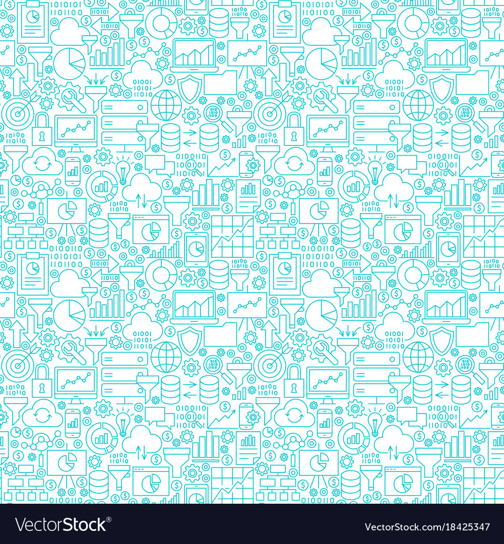 Filter funnel seamless pattern