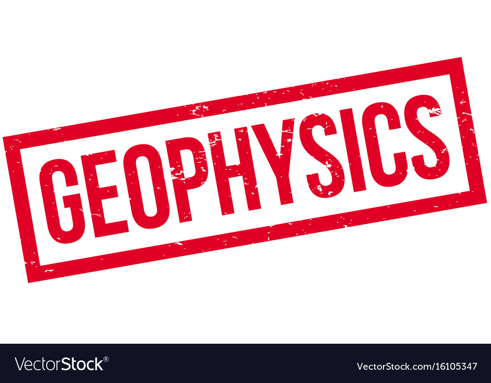 Geophysics rubber stamp