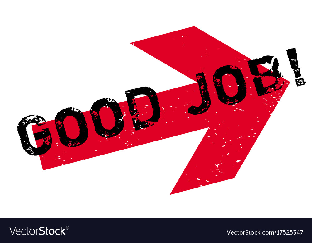 Good job rubber stamp Royalty Free Vector Image