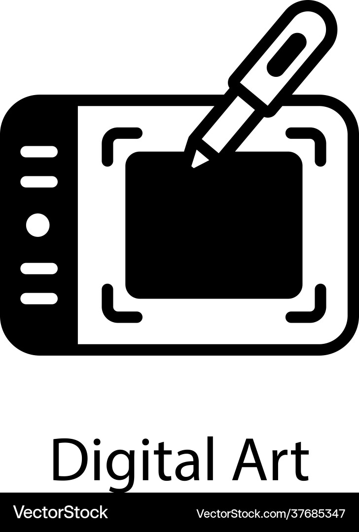Graphics Tablet Vector Image Graphic tablet Royalty Free Vector Image - VectorStock
