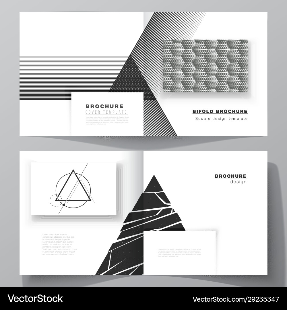 Layout two covers templates Royalty Free Vector Image
