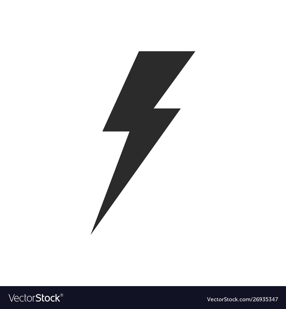 Lightning icon thunder and bolt flash icon Vector Image