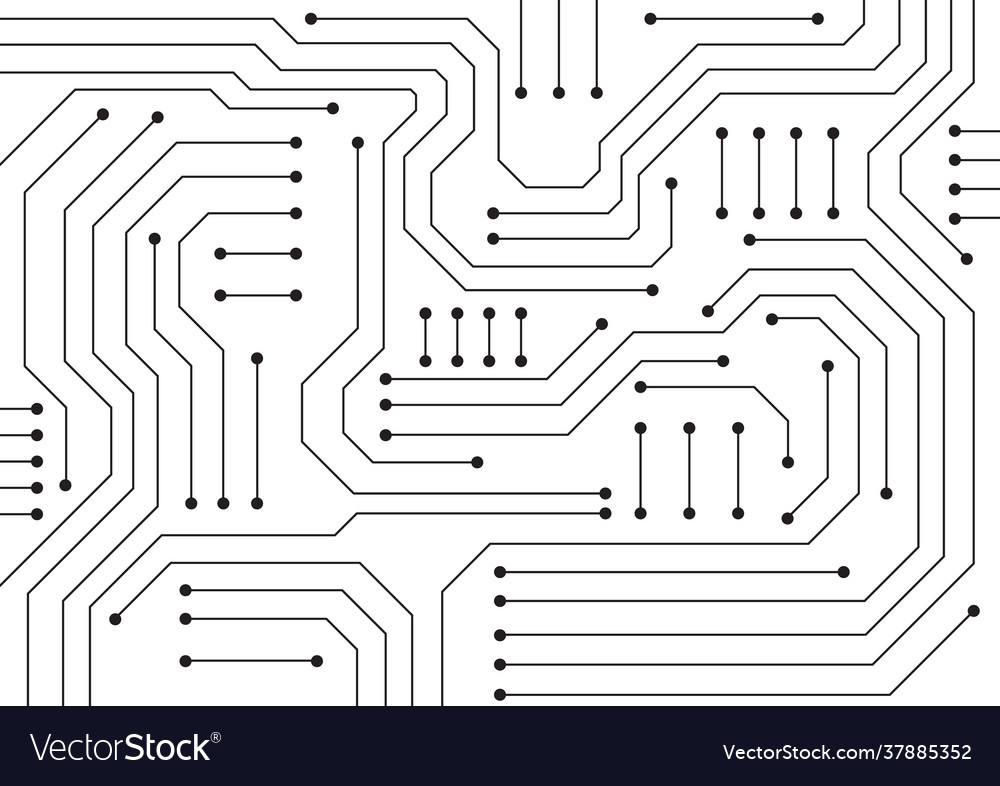 Circuit technology background with hi-tech digital vector image Circuit technology background with hi-tech digital