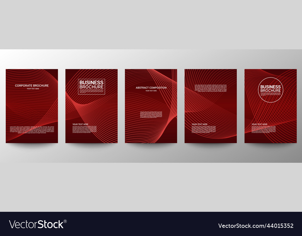 Cover geometric minimal set abstract line pattern vector image Cover geometric minimal set abstract line pattern