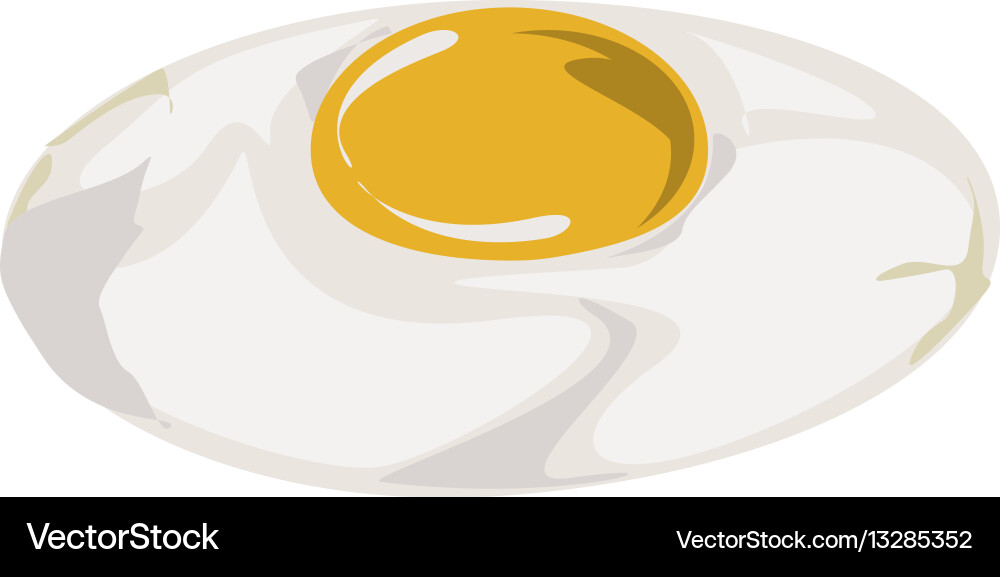 Fried eggs Royalty Free Vector Image - VectorStock