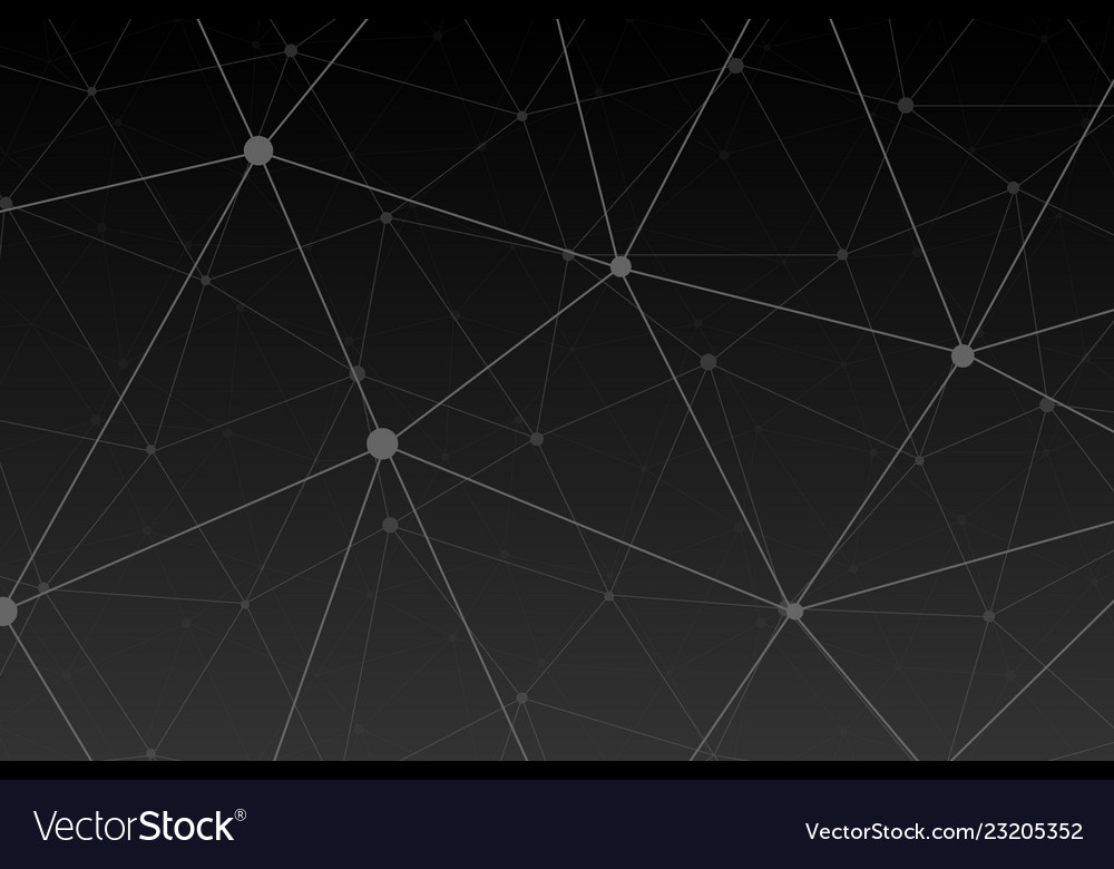Wireframe connecting background vector image Wireframe connecting background