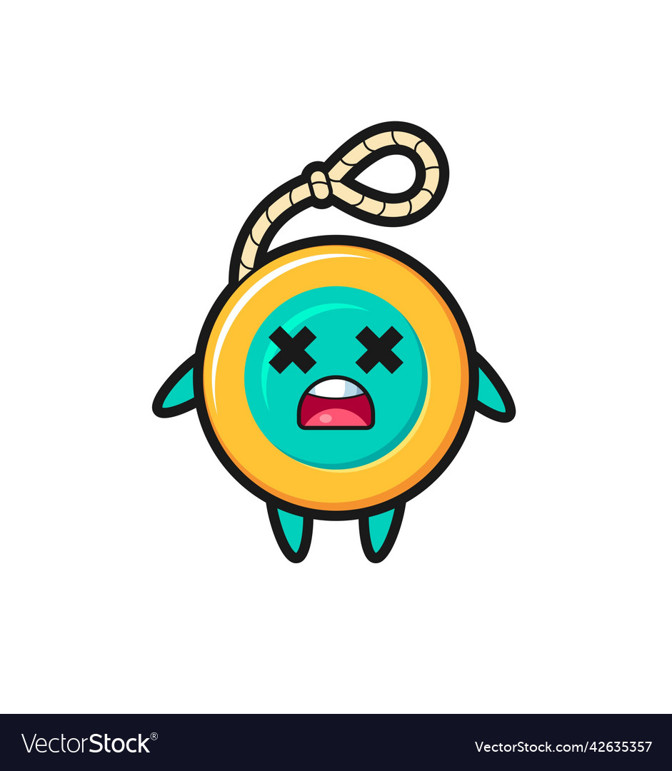 Dead yoyo mascot charakter