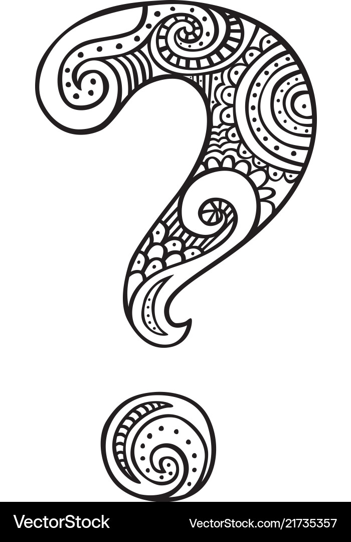 Question mark Royalty Free Vector Image - VectorStock