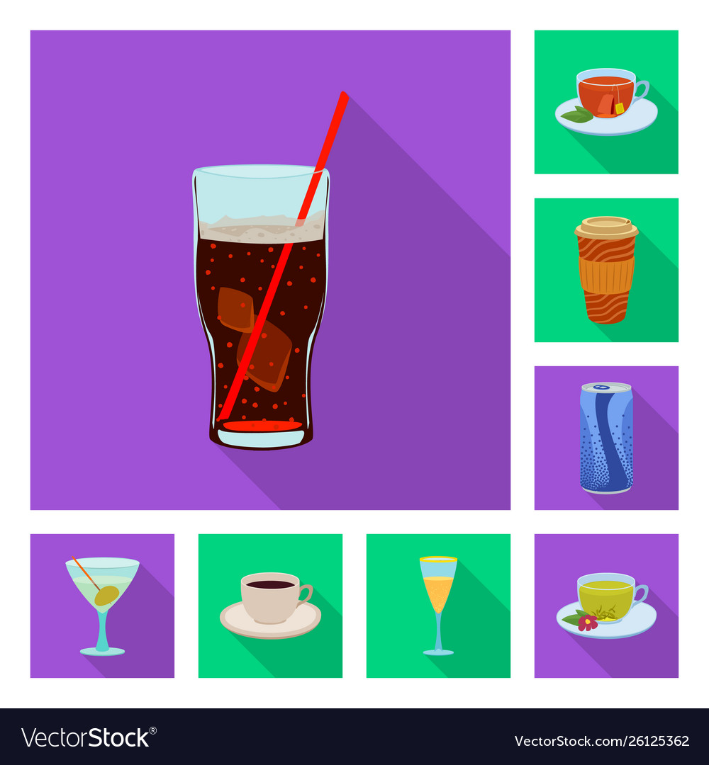 Design drink and bar icon set