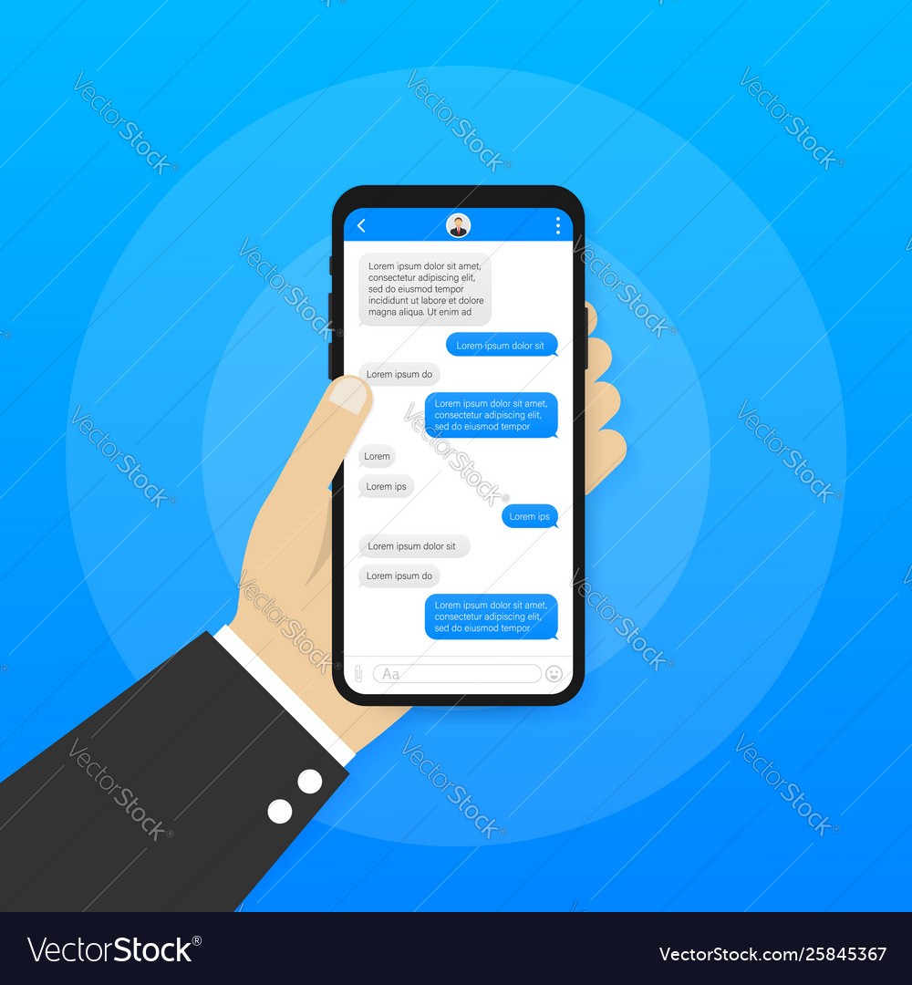 Chat interface application with dialogue window