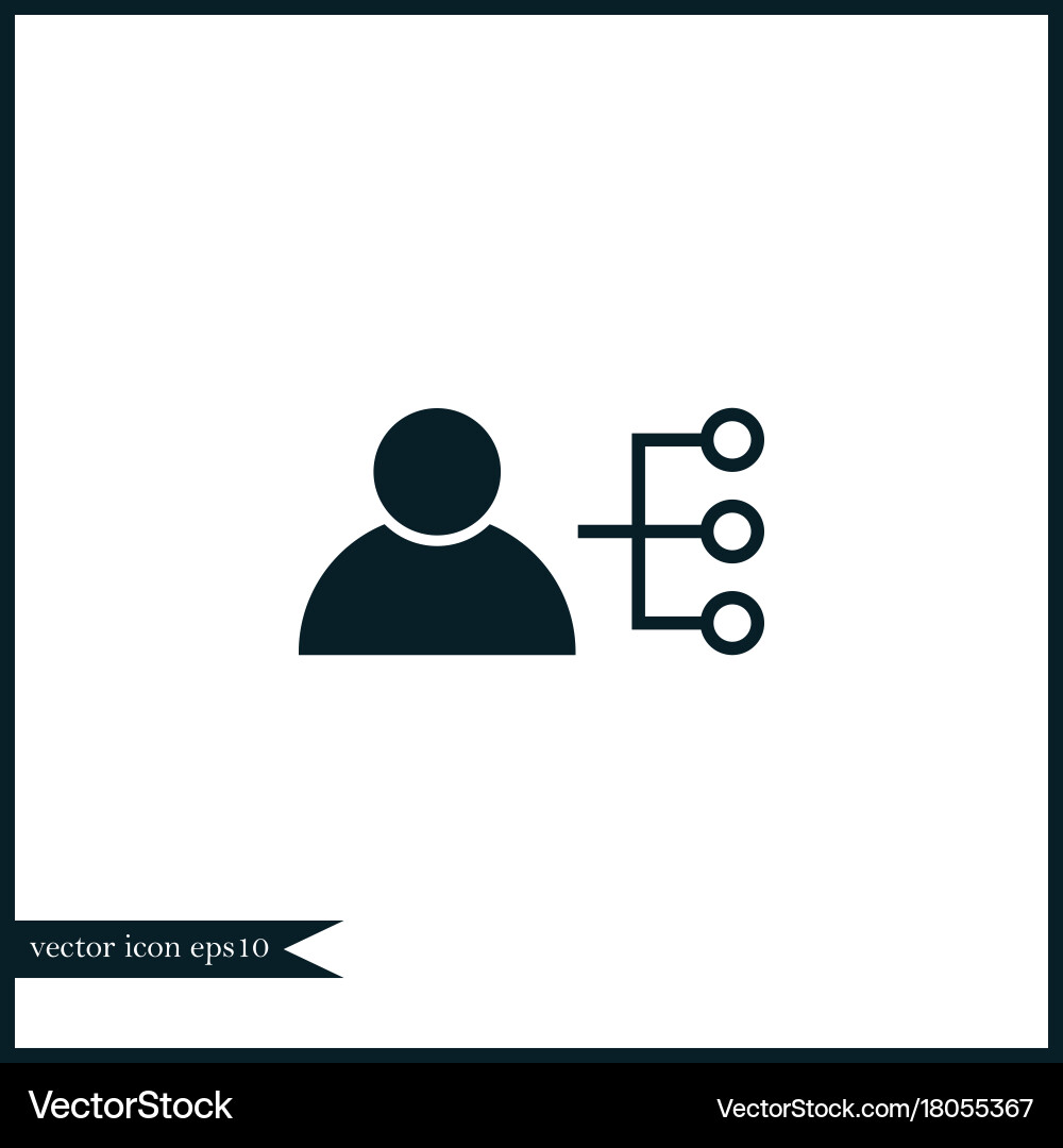 Teamwork icon simple Royalty Free Vector Image