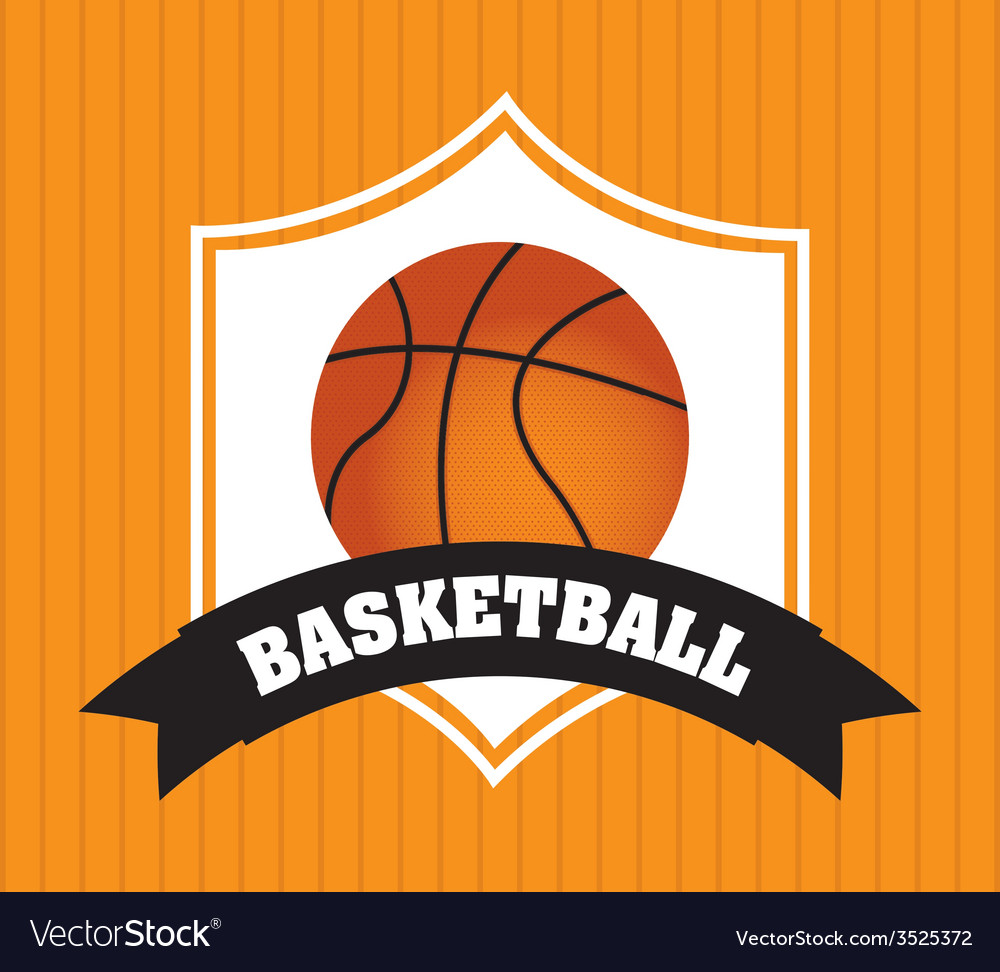 Basketball design Royalty Free Vector Image - VectorStock