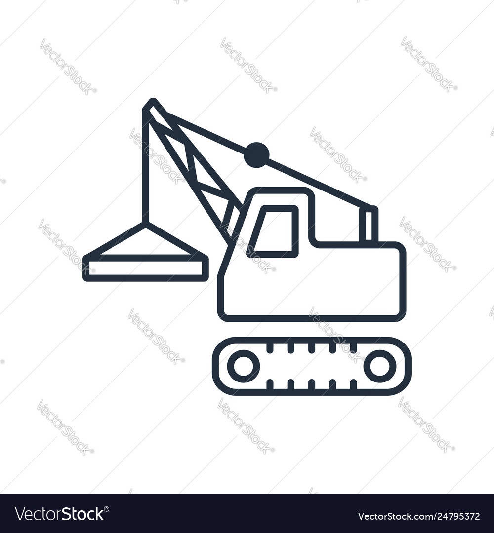 Building crane icon symbols Royalty Free Vector Image