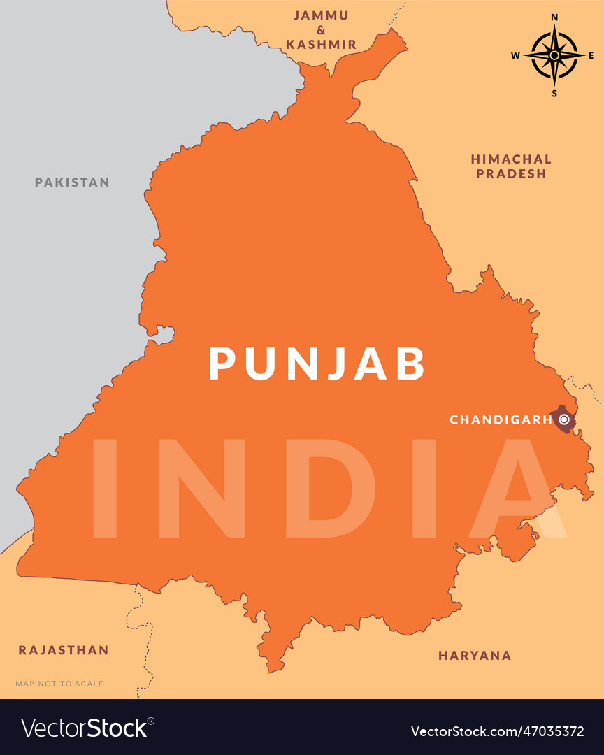 Punjab Political And Administrative Map Of Punjab With, 51% OFF