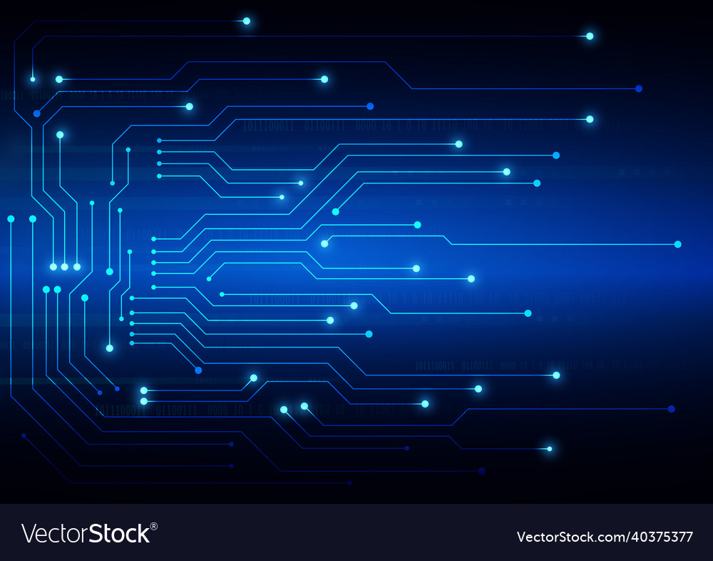 Circuit technology background with hi-tech digital vector image Circuit technology background with hi-tech digital