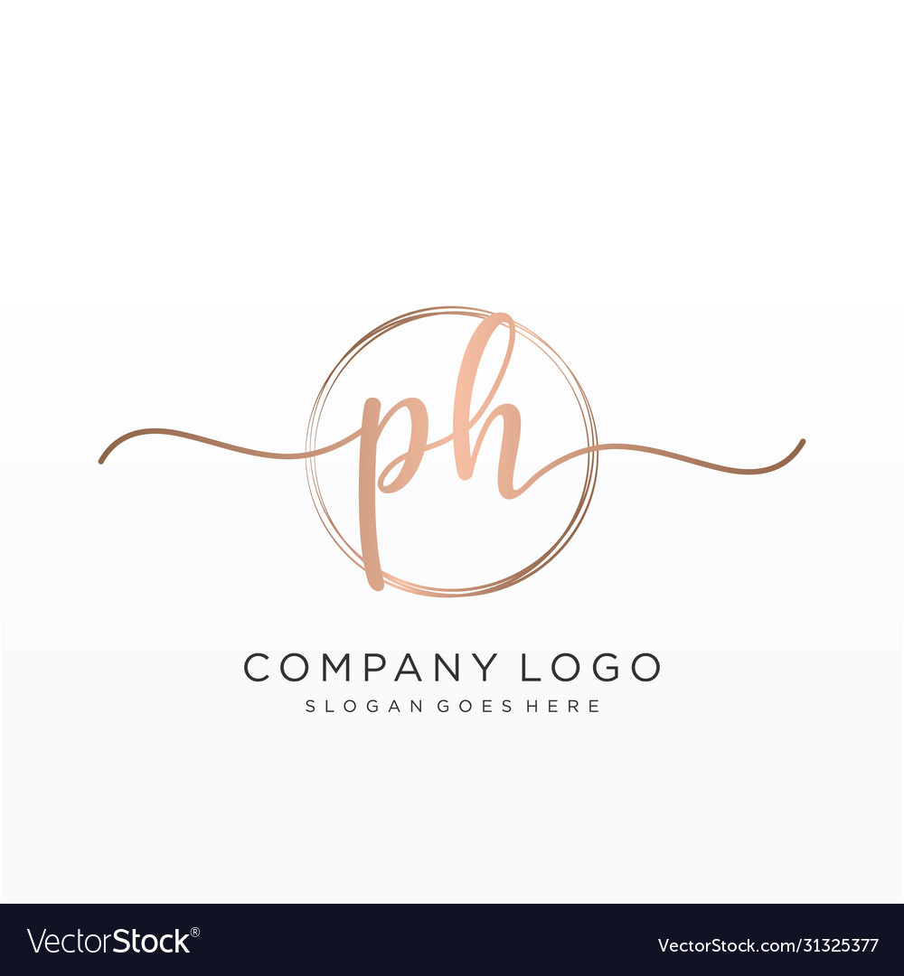 Elegant 'PH' Initial Logo