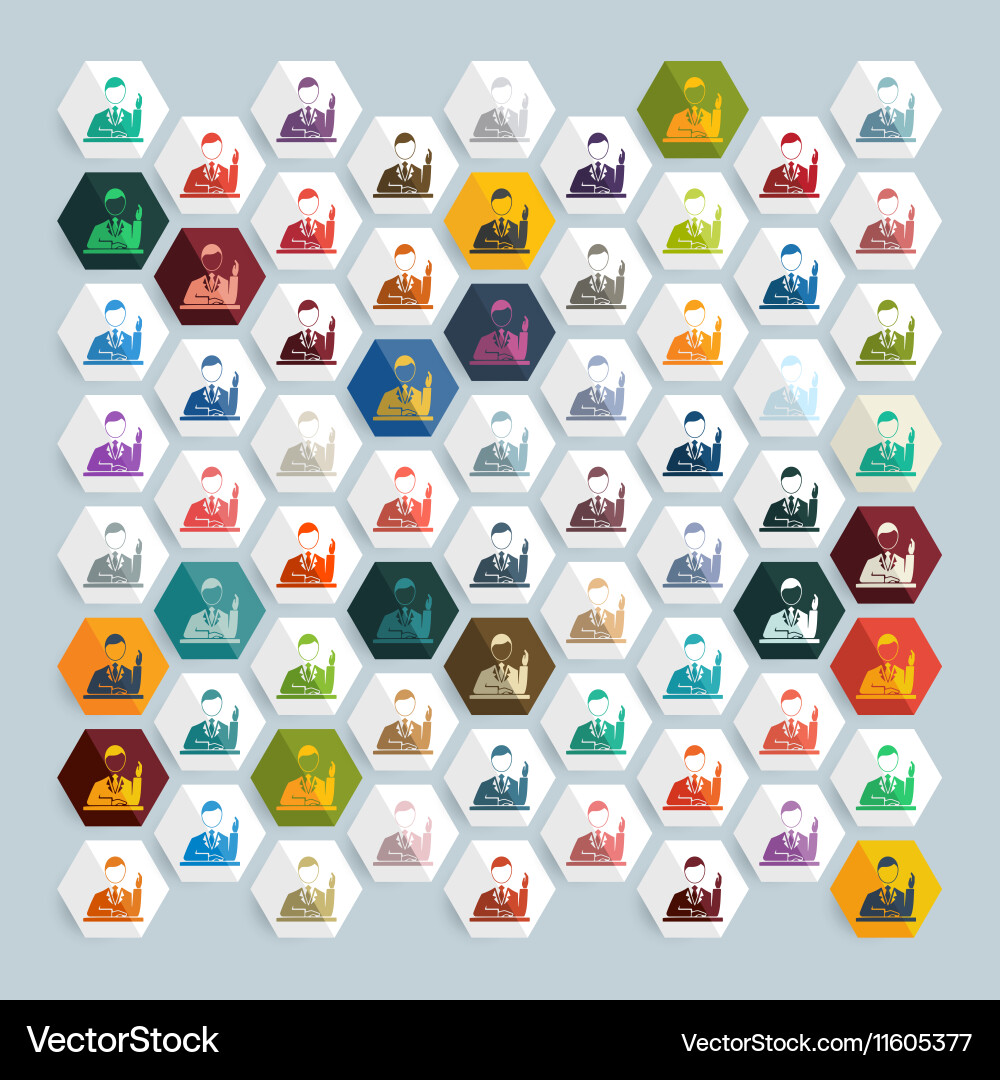 Flat design student Royalty Free Vector Image - VectorStock
