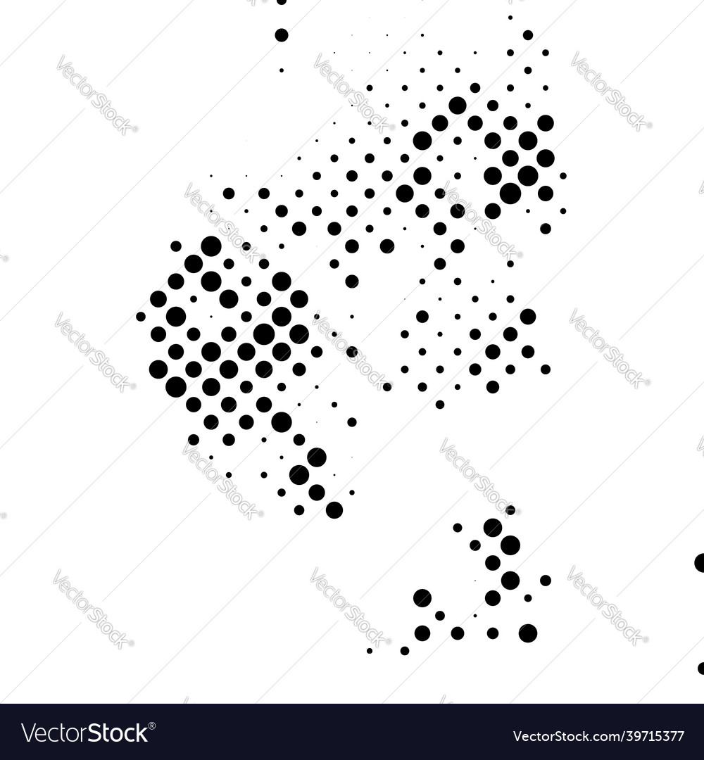 Halftone random circles dots pattern