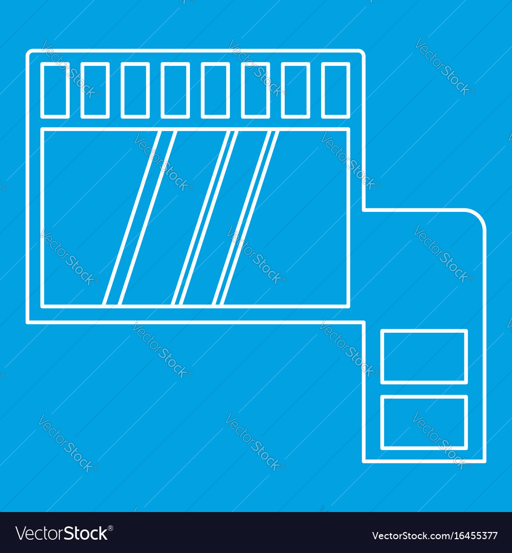 Outline beautiful memory card icon Royalty Free Vector Image