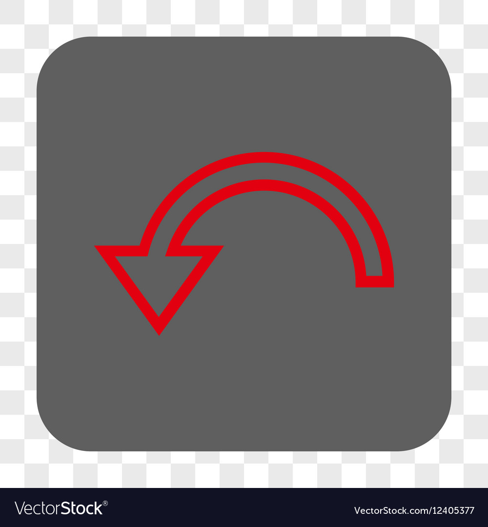 Rotate left rounded square button