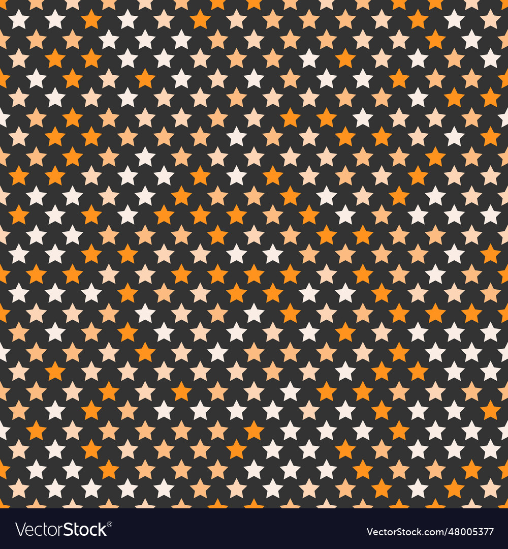 Seamless star pattern background with stars vector image Seamless star pattern background with stars