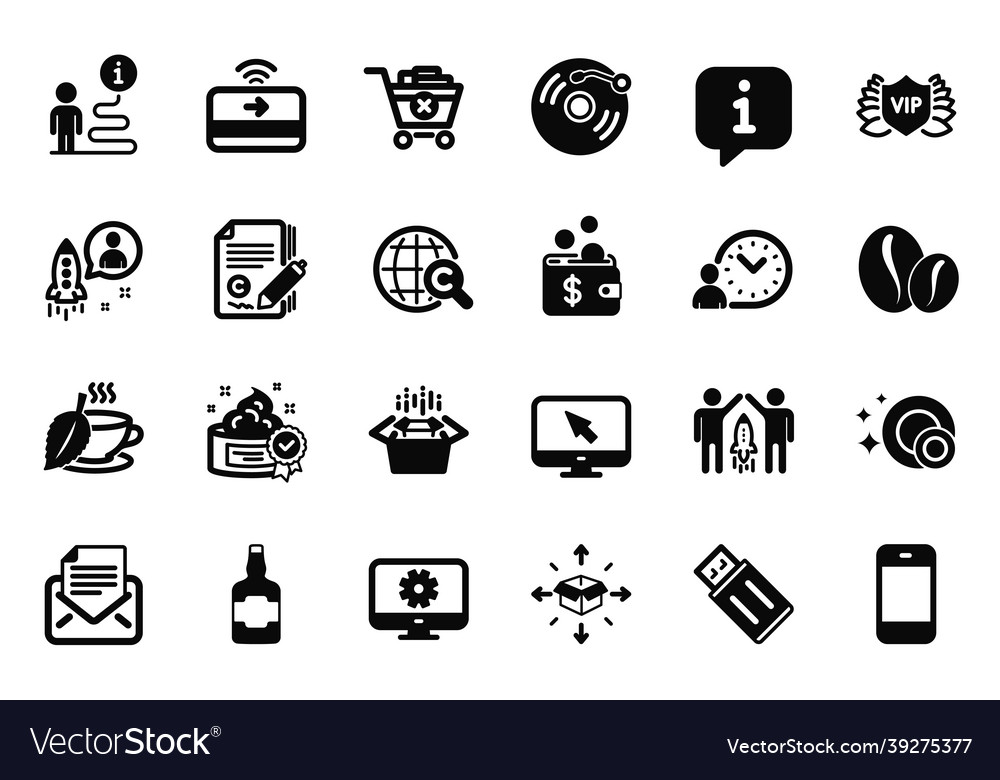 Set of simple icons related to time vector image Set of simple icons related to time