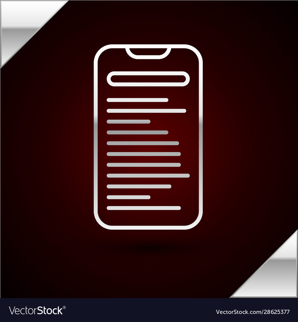 Silver line computer api interface icon isolated vector image Silver line computer api interface icon isolated